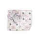 Cangaroo Ajándékdobozos plüss takaró (90x75 cm) - Plüss elefánt játékkal - Rózsaszín csillagok