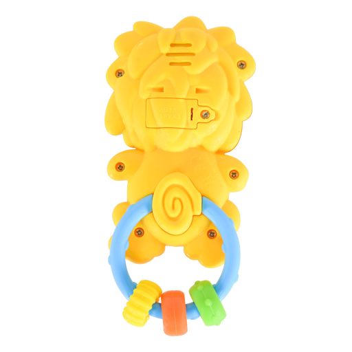 Moni Toys Interaktív csörgő, hang és fényhatásokkal - Oroszlán