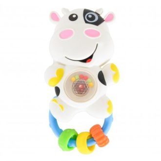   Moni Toys Interaktív csörgő, hang és fényhatásokkal - Boci