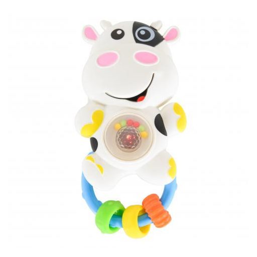 Moni Toys Interaktív csörgő, hang és fényhatásokkal - Boci