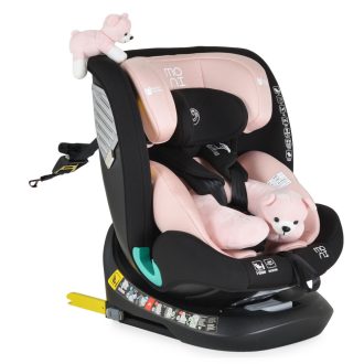 Moni Serengeti I-Size 360°-ban forgatható ISOFIX gyermekülés (40-150 cm) - Rózsaszín   Moni Serengeti I-Size 360°-ban forgatható ISOFIX gyermekülés (40-150 cm) - Rózsaszín