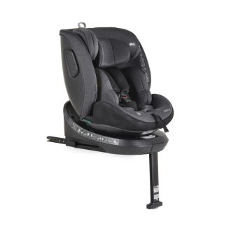   Cangaroo Hoku I-Size 360°-ban forgatható ISOFIX gyermekülés,SIP oldalvédelemmel (40-150 cm) - Fekete