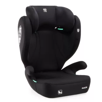 Moni Race I-Size gyermekülés 100-150 cm - Fekete