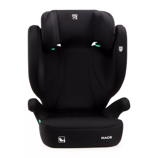 Moni Race I-Size gyermekülés 100-150 cm - Fekete