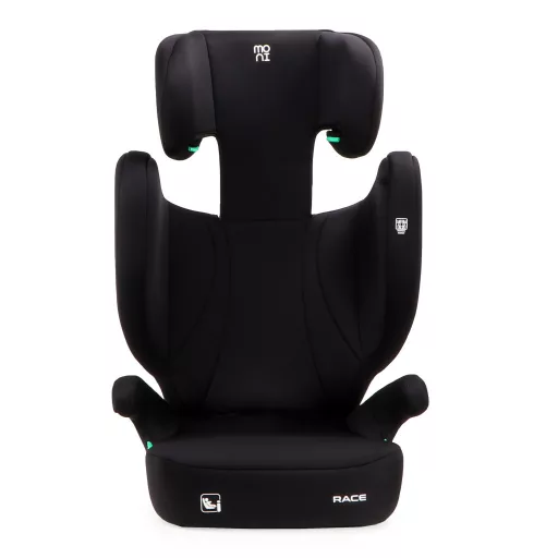 Moni Race I-Size gyermekülés 100-150 cm - Fekete