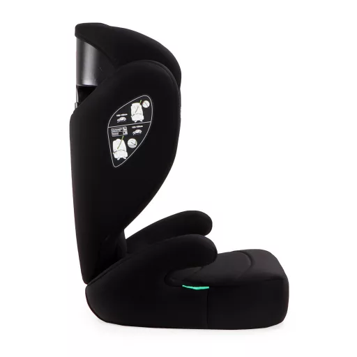 Moni Race I-Size gyermekülés 100-150 cm - Fekete