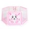 Moni Toys Labdamedence 50db színes labdával 146x65,5cm - Rózsaszín - Nyuszi