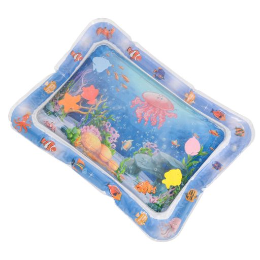 Moni Toys Vízzel tölthető interaktív játszószőnyeg  - Kék - Halacskák
