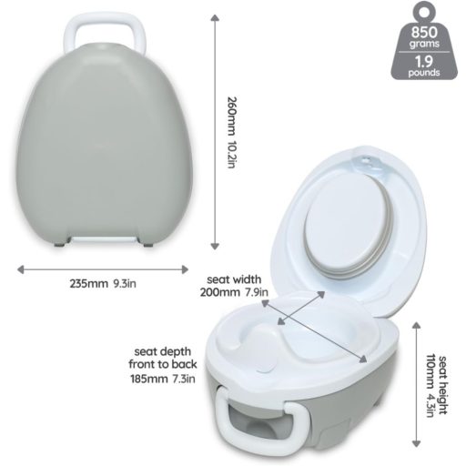 My Carry Potty hordozható bili - Szürke