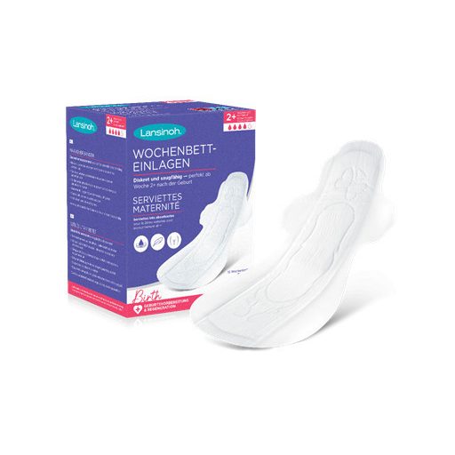 Lansinoh diszkrét és nedvszívó szülés utáni betét 2. héttől (12db)