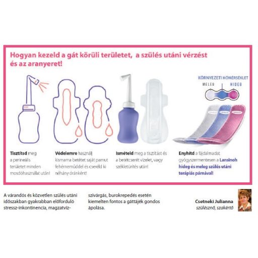 Lansinoh diszkrét és nedvszívó szülés utáni betét 2. héttől (12db)