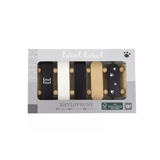 Label-Label Fából készült kontrasztos Xilofon