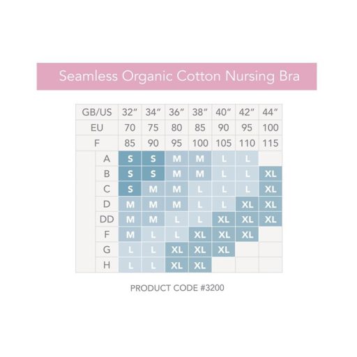 Carriwell Organikus pamut szoptatós melltartó (XL méret) - Fehér