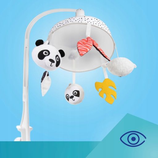Canpol Babies Szenzorikus Bluetoothos plüss zenélő forgó - Panda