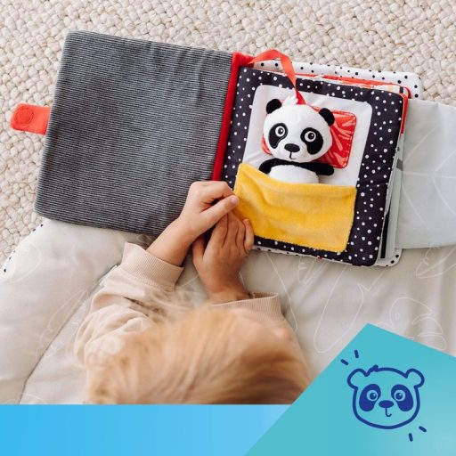 Canpol Babies Szenzorikus fejlesztő könyv - Panda