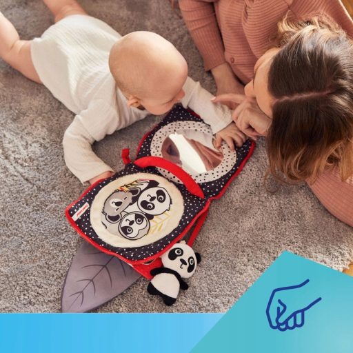 Canpol Babies Szenzorikus fejlesztő könyv - Panda