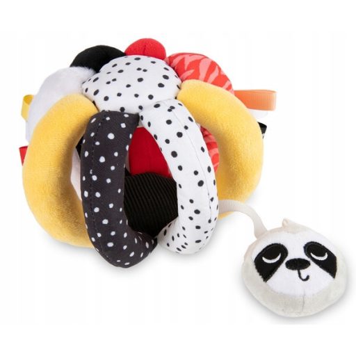 Canpol Babies Szenzorikus plüss csörgő labda