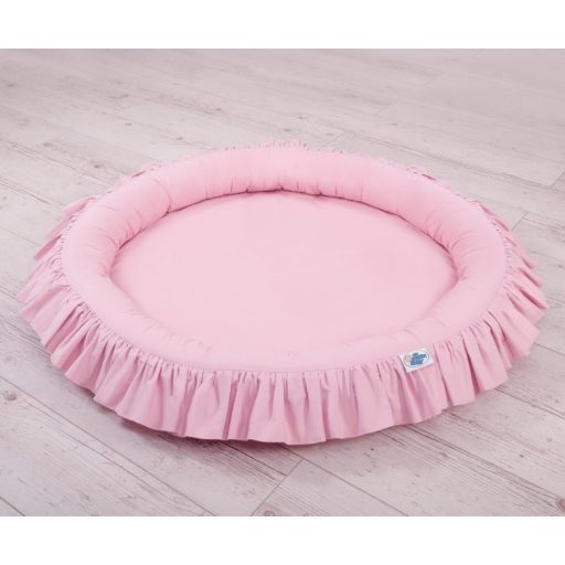 BabyLion Prémium kör alakú babafészek - Rózsaszín