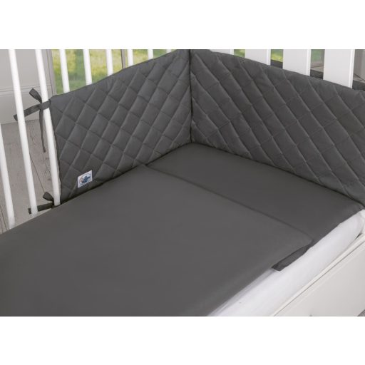 BabyLion Prémium Royal 3 részes ágyneműhuzat szett - Sötétszürke