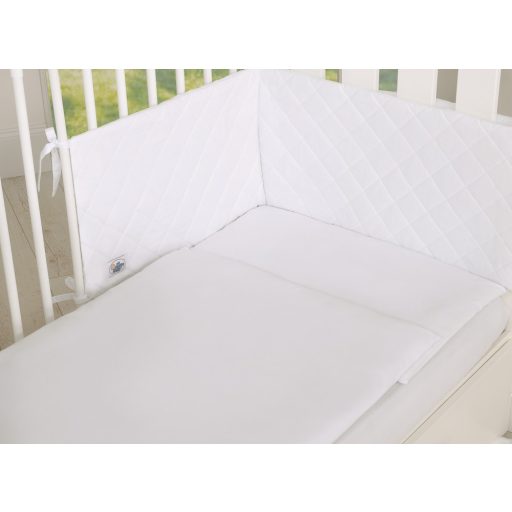 BabyLion Prémium Royal 3 részes ágyneműhuzat szett - Fehér