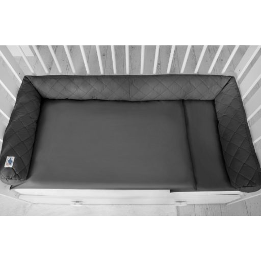 BabyLion Prémium Royal babafészek és rácsvédő - Sötétszürke