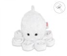 BabyLion Prémium Kis minky ölelő polip (31 cm) - Fehér