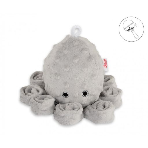 BabyLion Prémium Kis minky ölelő polip (31 cm) - Szürke