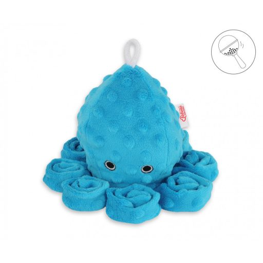 BabyLion Prémium Kis minky ölelő polip (31 cm) - Türkiz kék