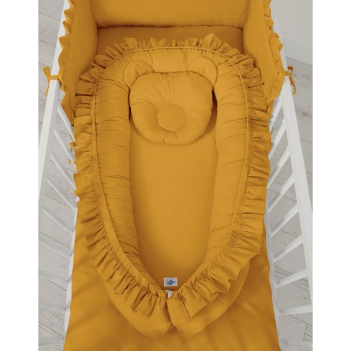 BabyLion Prémium fodros babafészek - Mustár