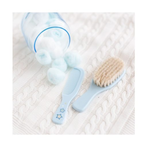 Canpol Babies NewBorn fésű és hajkefe (puha sörtével) - Kék