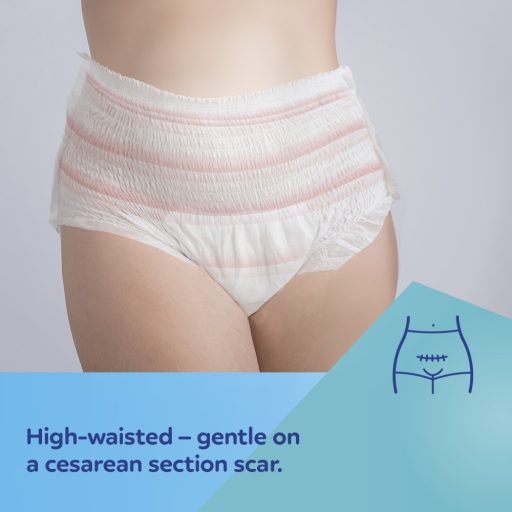 Canpol Babies 2in1 szülés utáni eldobható bugyi ultra nedvszívó szülés utáni betéttel - L/XL méret (5 db)