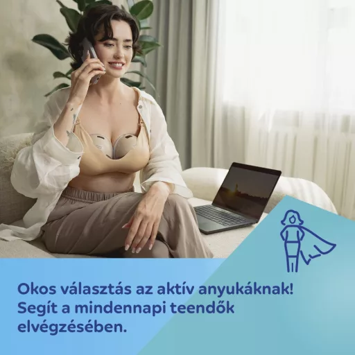 Canpol babies SmartSense Dupla hordható, telefonról vezérelhető elektromos mellszívó