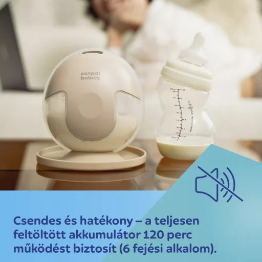 Canpol babies SmartSense Dupla hordható, telefonról vezérelhető elektromos mellszívó