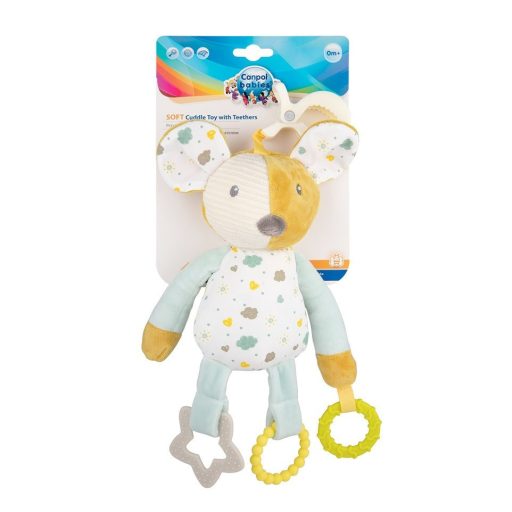 Canpol Babies Plüss játék rágókával - Egér