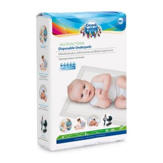   Canpol Babies eldobható pelenkázó alátét 60x90 cm - 10 db