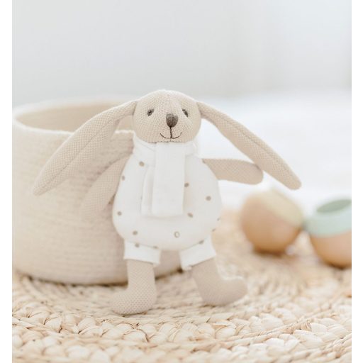 Canpol Babies Plüss játék csörgővel - Bézs nyuszi