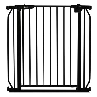   Lionelo Truus Slim biztonsági ajtórács - Black Onyx (75-105 cm) 2 db toldóval!