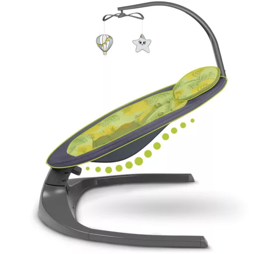 Lionelo Ralf elektromos pihenőszék és hinta - Grey concrete