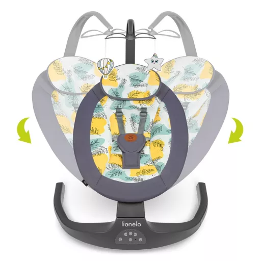 Lionelo Ralf elektromos pihenőszék és hinta - Grey concrete