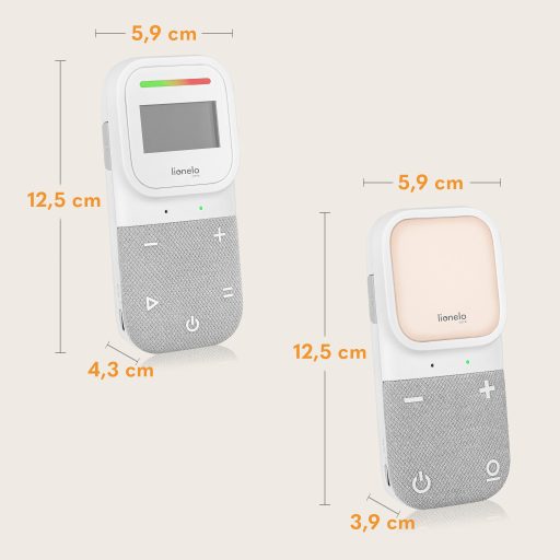 Lionelo BabyLine 2.3 Digitális Audio bébiőr hő és páratartalom érzékelőkkel