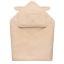 Lionelo Muslin pamut kapucnis törölköző - Beige Sand