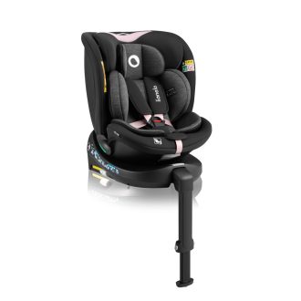 Lionelo Navy I-Size 360° forgatható ISOFIX gyermekülés (40-150cm) - Black Pink   Lionelo Navy I-Size 360° forgatható ISOFIX gyermekülés (40-150cm) - Black Pink