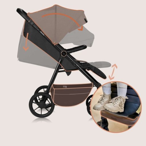 Lionelo Mira sport babakocsi - Beige Sand