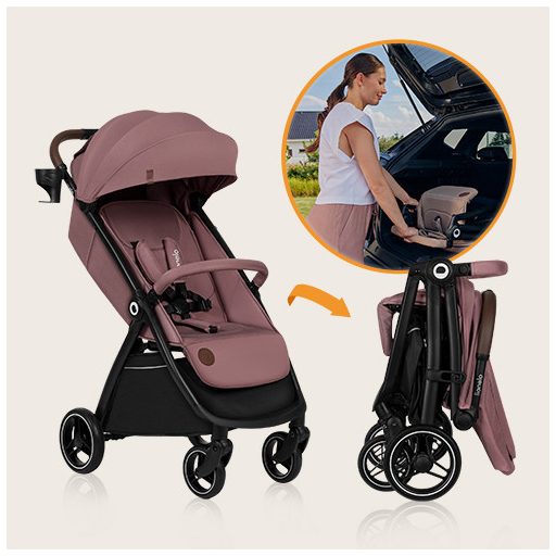 Lionelo Ingrid sport babakocsi - Pink Mauve