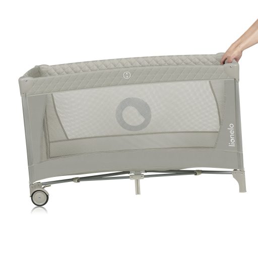 Lionelo Flower multifunkciós utazóágy - Cappuccino