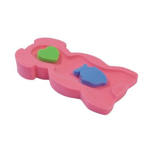 Badum Szivacs babatartó kádba - Maxi - Rózsaszín