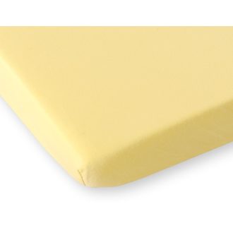   BabyLion Prémium Gumis Jersey lepedő - (70x140) - Citromsárga