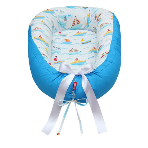 Scamp Babafészek - Kifordíható! - Kék - Hajók