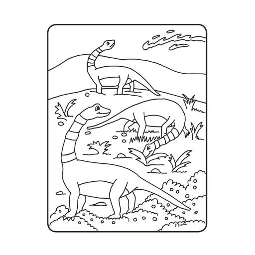 Napraforgó Dinós színező