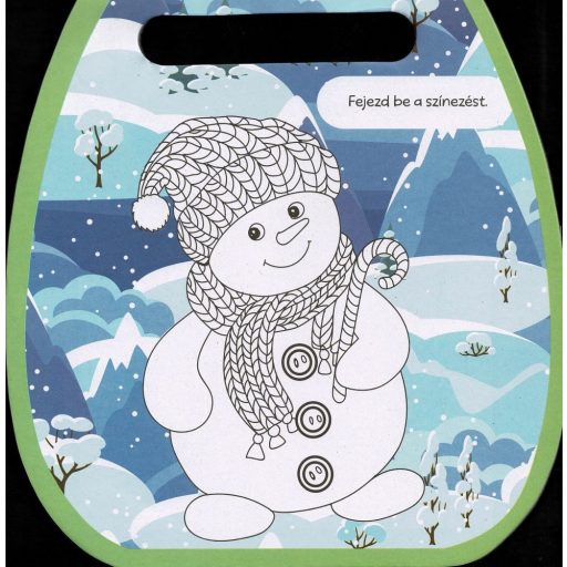 Napraforgó Karácsonyi mókás foglalkoztató 2. (kék)